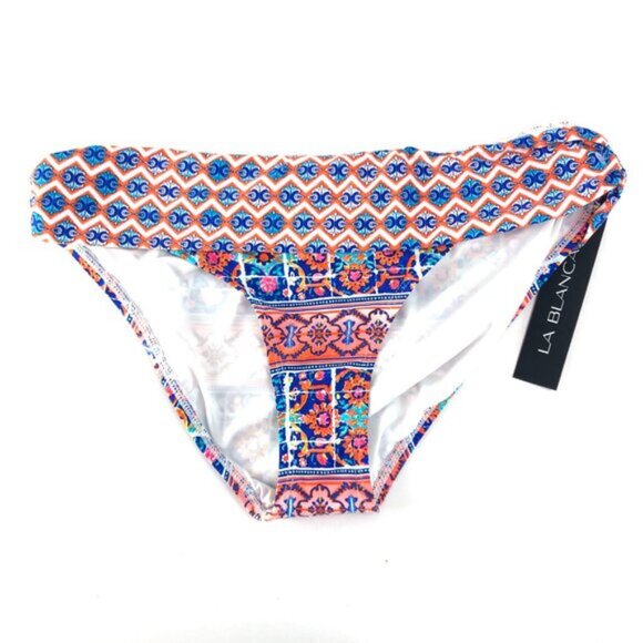 La Blanca Shirred Hipster Bikini Bottom 10 - Picture 2 of 6